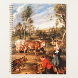 Agenda Peter Paul Rubens Milkmaids con ganado en tierra