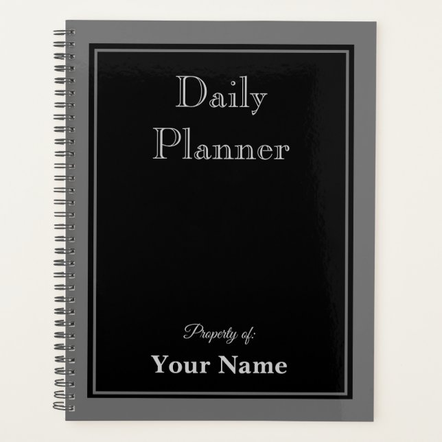 Agenda Photo Daily Planner - Cualquier color - HAMbWG (Anverso)