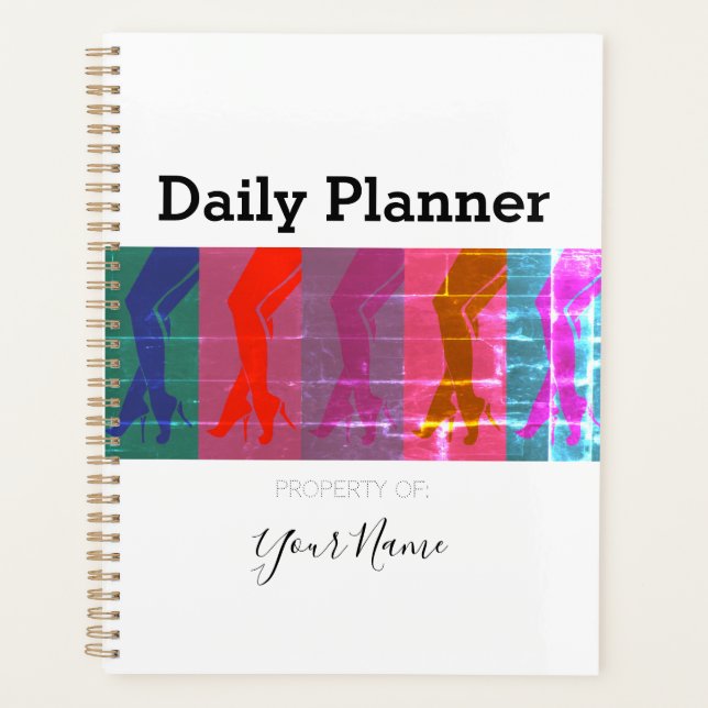 Agenda Photo Daily Planner en blanco y negro - HAMbWG (Anverso)
