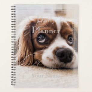 Agenda Photo Daily Planner mostrando un cachorro - HAMbWG