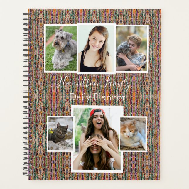 Agenda Photo Daily Planner - Needlepoint - HAMbWG (Anverso)