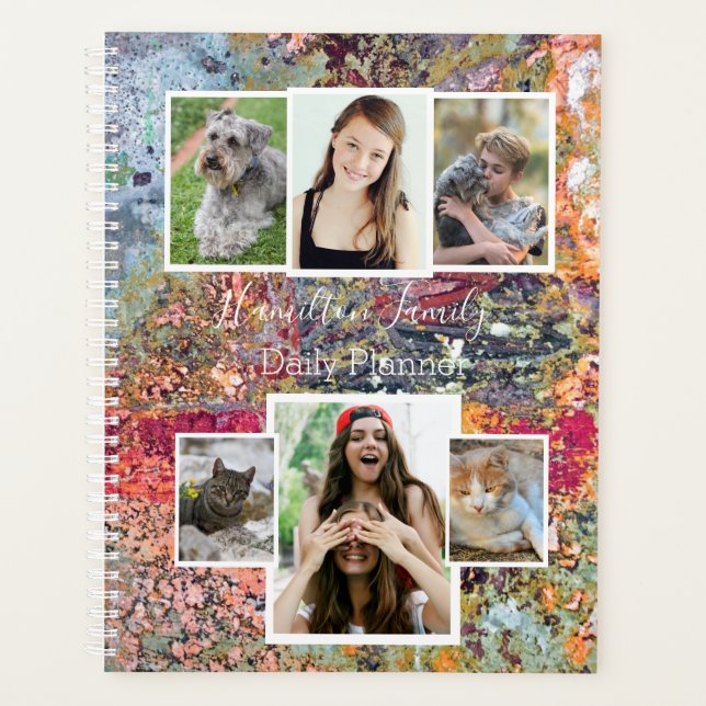 Agenda Photo Daily Planner - Peach HAMbWG (Anverso)