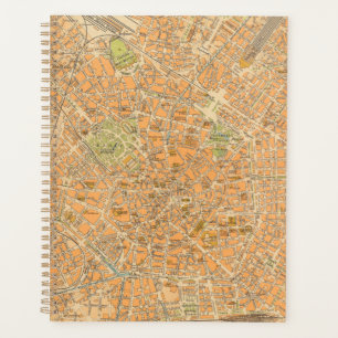Agenda Pianta di Milano - Mapa de Milán, Italia