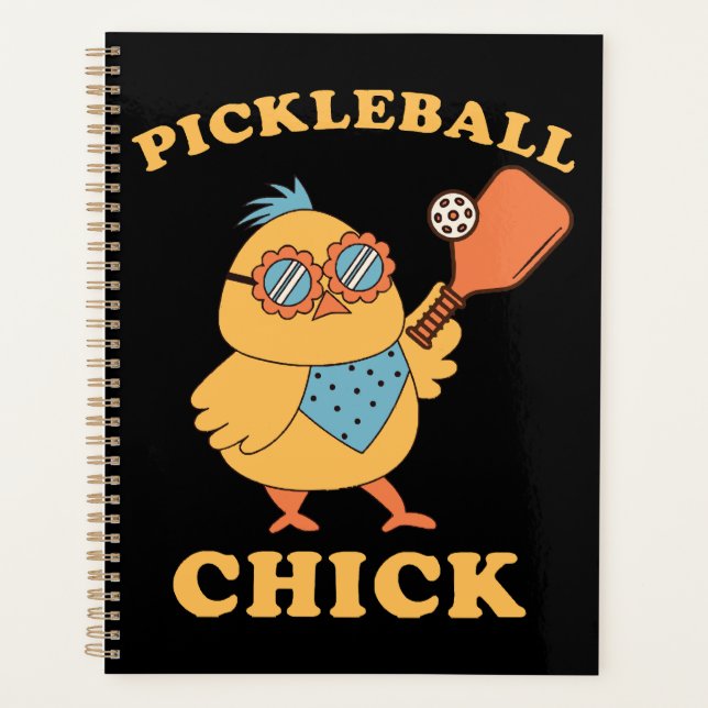 Agenda Pickleball Chick - retro (Anverso)