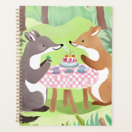 Agenda Picnic de animales del bosque | Whimsical Cuta acu