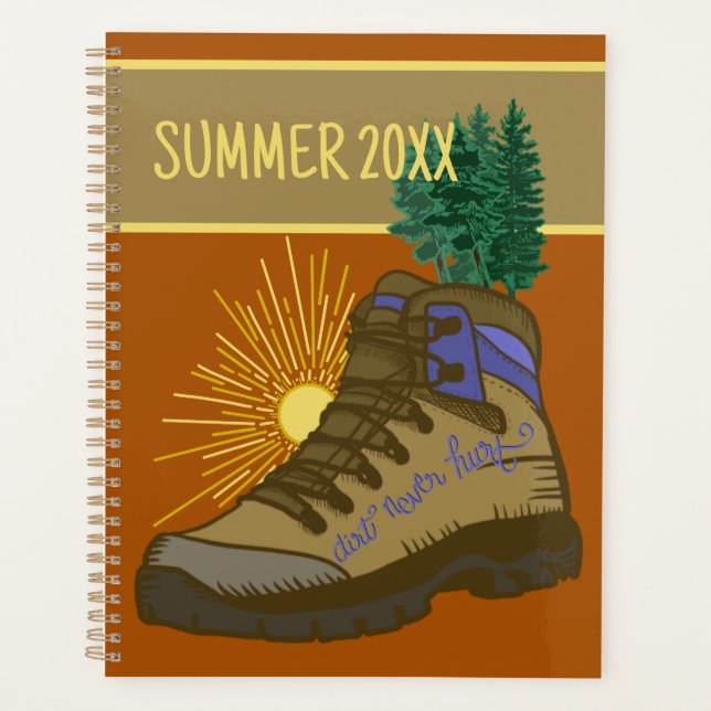 Agenda Picnic de Camping Personalizado de Hiker (Anverso)