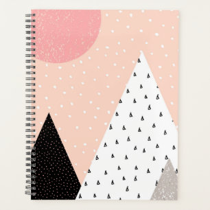 Agenda Pico de montaña estilo escandinavo