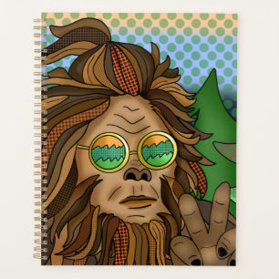 Agenda Pie grande Retro Pop Art Sasquatch