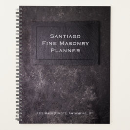 Agenda Piedra y pizarra personalizadas