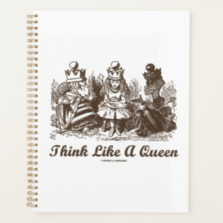 Agenda Piensa como una reina consejos de Wonderland Alice