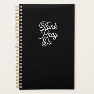 Agenda Piensa en Pray Do Black Moderner Planner
