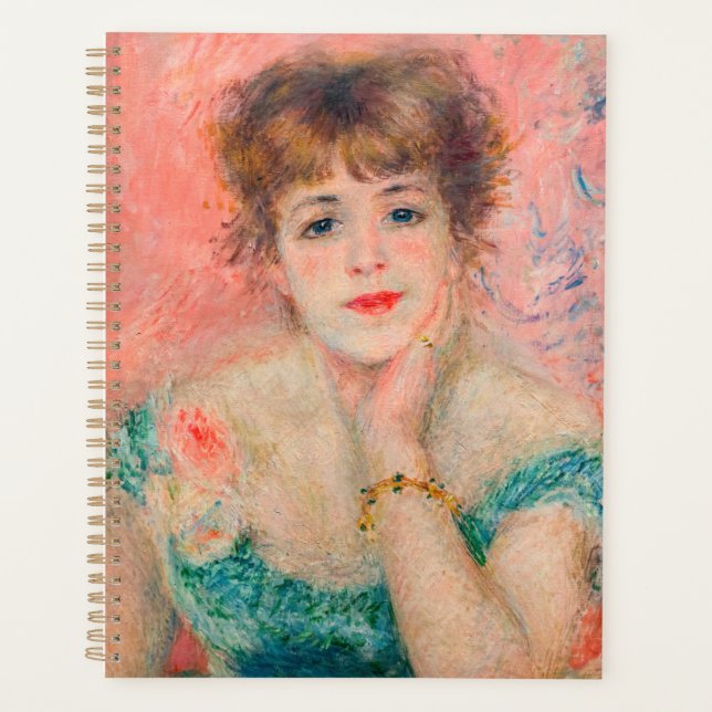 Agenda Pierre-Auguste Renoir - Actriz Jeanne Samary (Anverso)