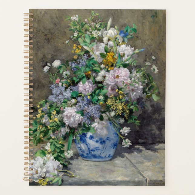 Agenda Pierre-Auguste Renoir - Bouquet de primavera (Anverso)