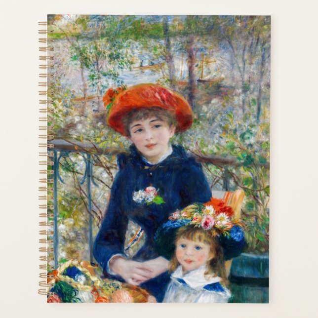 Agenda Pierre-Auguste Renoir - Dos hermanas en la terraza (Anverso)