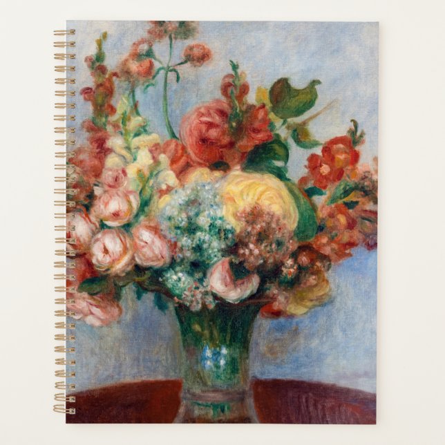Agenda Pierre-Auguste Renoir - Flores en una plaza (Anverso)