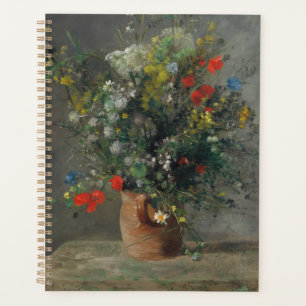 Agenda Pierre-Auguste Renoir - Flores en una plaza 1866