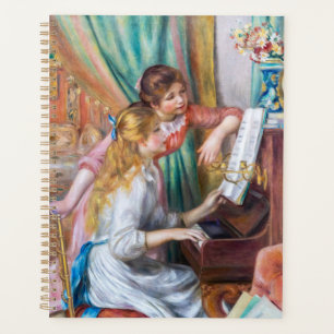 Agenda Pierre Auguste Renoir - Jóvenes Chicas en el piano