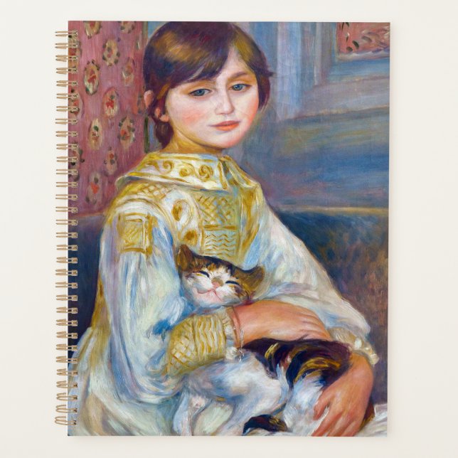 Agenda Pierre-Auguste Renoir - Niño con gato (Anverso)