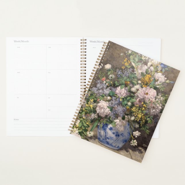 Agenda Pierre-Auguste Renoir Spring Bouquet (Demostración)