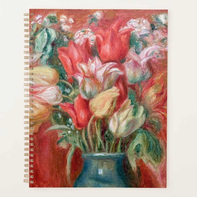 Agenda Pierre-Auguste Renoir - Tulip Bouquet (Anverso)