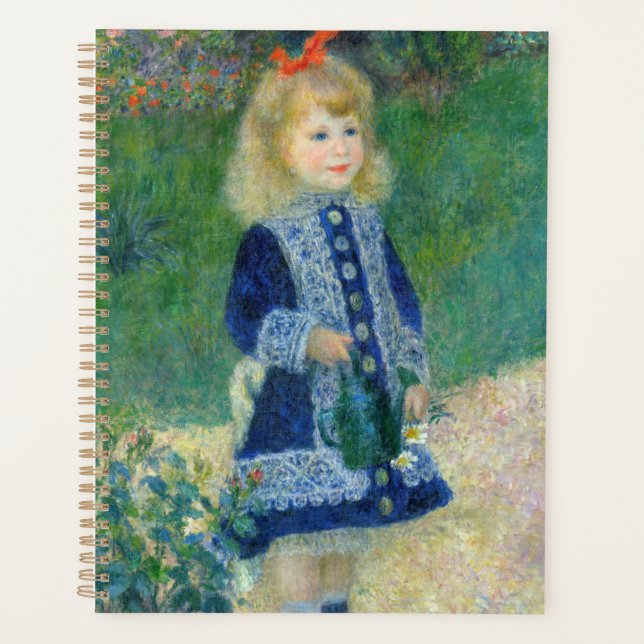 Agenda Pierre-Auguste Renoir - Un Chica con capacidad par (Anverso)