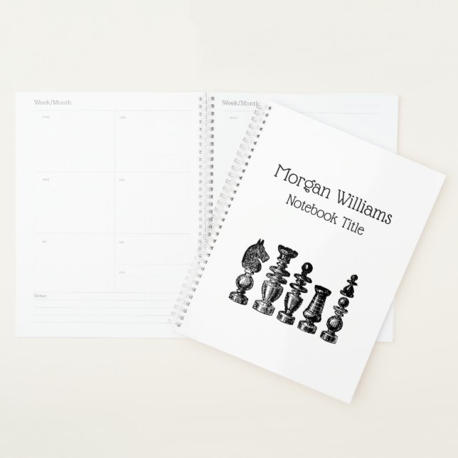 Agenda Piezas de Ajedrez Arte Antiguo (Demostración)