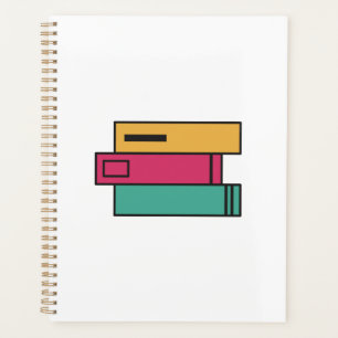 Agenda pila de libros