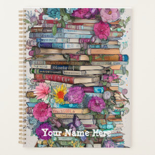 Agenda Pila de libros