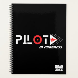 Agenda Piloto En Curso Y Avión, Simple Moderno, Personali