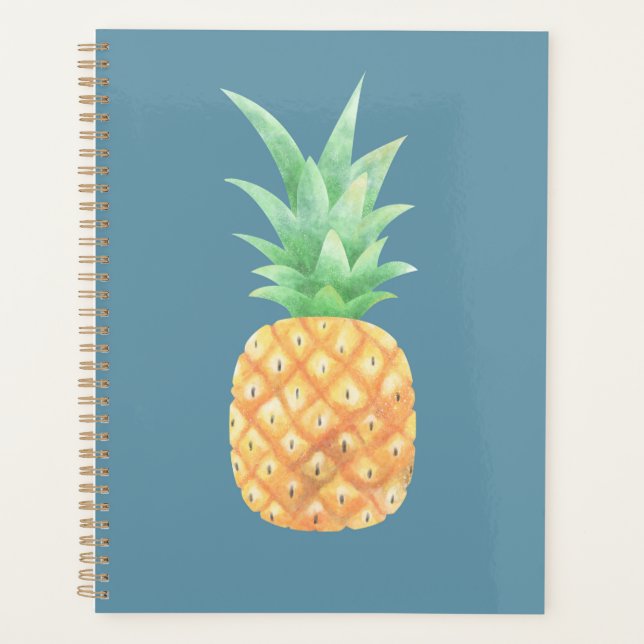 Agenda Piña dorada minimalista (Anverso)