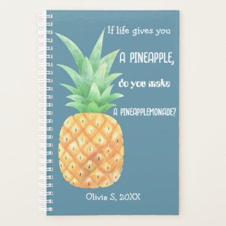 Agenda Piña dorada minimalista