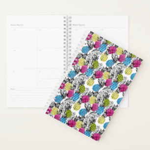 Agenda Piñas De Arte Pop Y Hojas De Palmilla