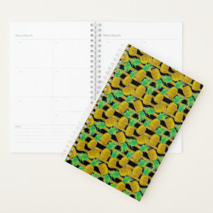 Agenda Piñas Doradas En Rayas