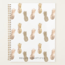 Agenda Piñas Glam Gold