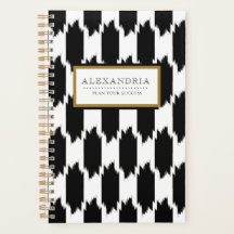 Pinceles modernos en blanco y negro Personal