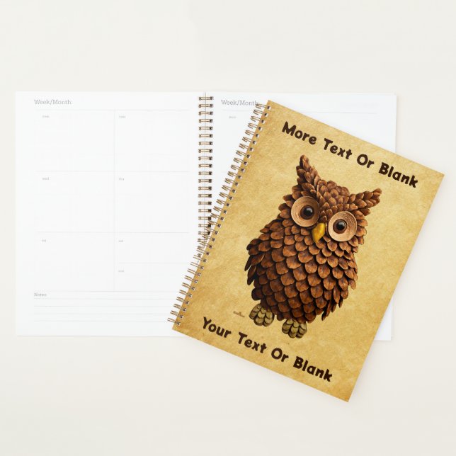 Agenda Pine Cone Owl (Demostración)