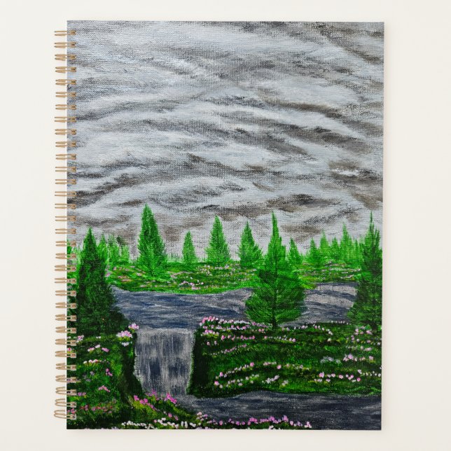 Agenda Pine Meadow Waterfall Planner (Anverso)