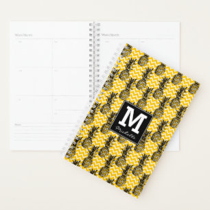 Agenda Pineapple Zigzags Monograma