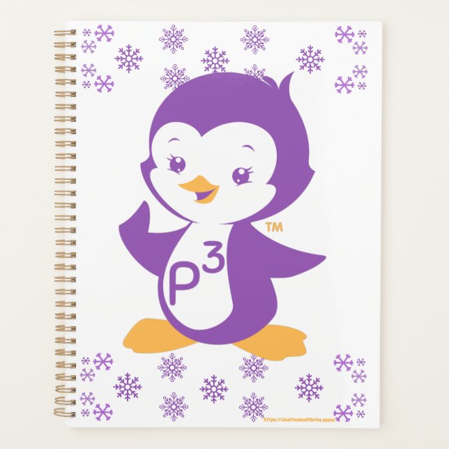Agenda Pingüino púrpura (Anverso)