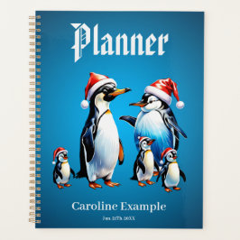 Agenda Pingüinos cortos en un estilo personalizado alegre