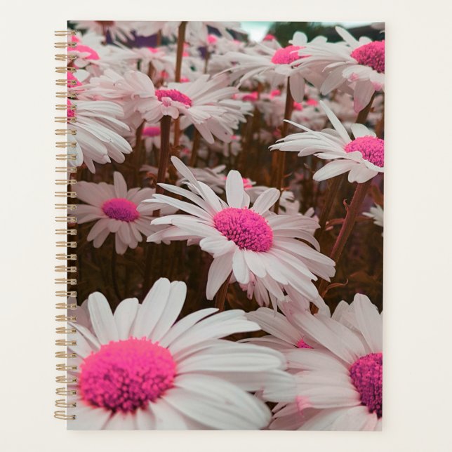 Agenda Pink Daisy Planner (Anverso)