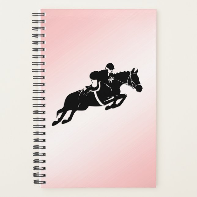 Agenda Pink de jumper ecuestre (Anverso)
