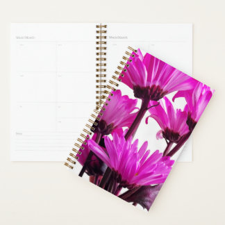 Agenda Pink Flowers Planner - The Dabs de Mari D.