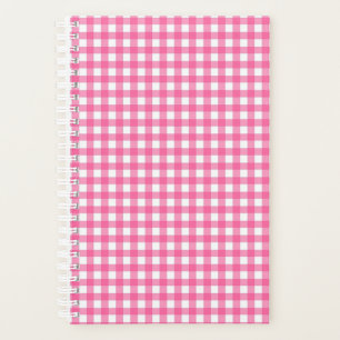 Agenda Pink Gingham Planner