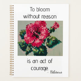 Agenda Pink hibiscus design