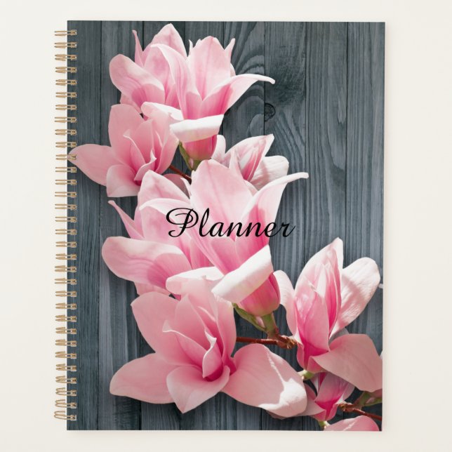 Agenda Pink Magnolias Planner (Anverso)