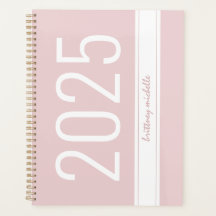 Pink Modern Bold Simple Stripe Personalizado 2025