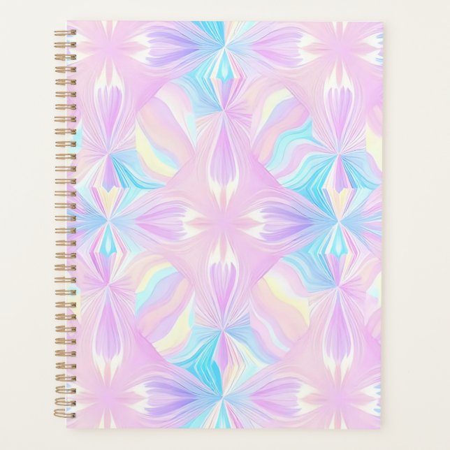 Agenda pink mosaic effect planner  (Anverso)