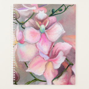 Agenda Pink Orchids Planner