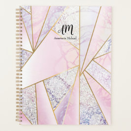 Agenda Pink Personalized Planner Moderno Business Planner